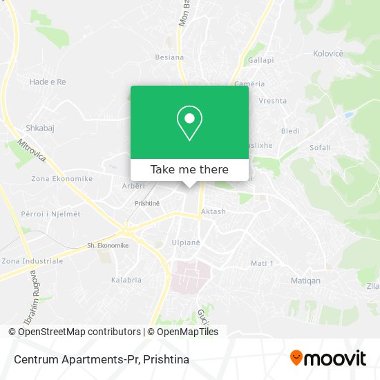 Centrum Apartments-Pr map
