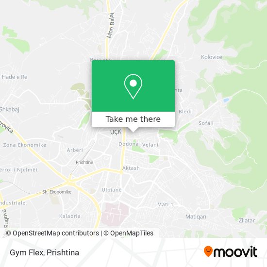 Gym Flex mapa