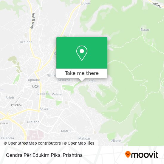 Qendra Për Edukim Pika map