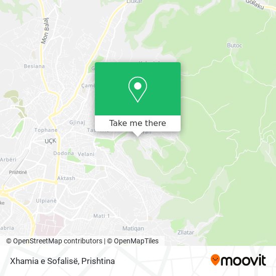 Xhamia e Sofalisë map