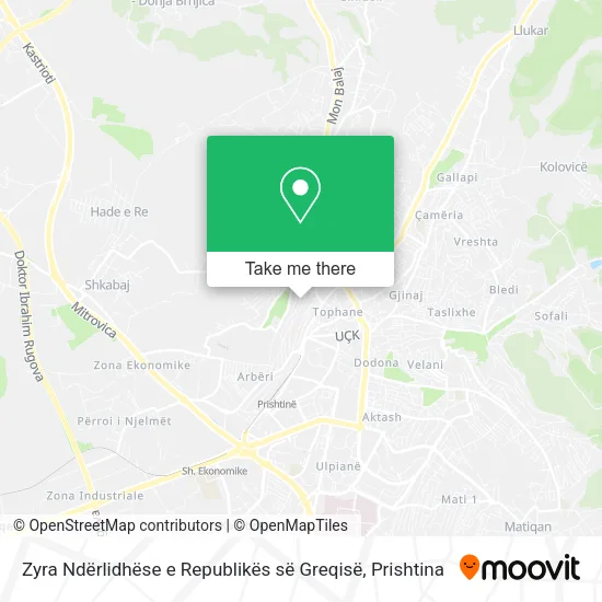 Zyra Ndërlidhëse e Republikës së Greqisë map