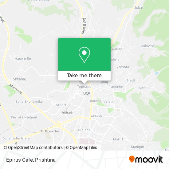 Epirus Cafe map