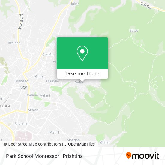Park School Montessori map
