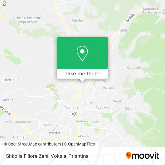 Shkolla Fillore Zenil Voksla map