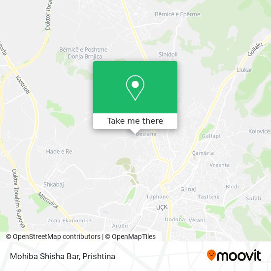 Mohiba Shisha Bar mapa