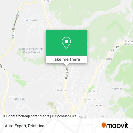 Auto Expert map