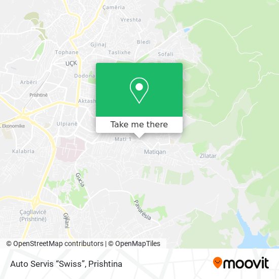 Auto Servis “Swiss” map