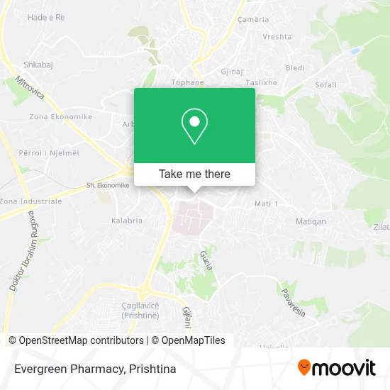 Evergreen Pharmacy map