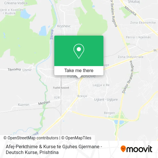 Afej-Perkthime & Kurse te Gjuhes Gjermane - Deutsch Kurse map