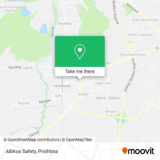 Albkos Safety map