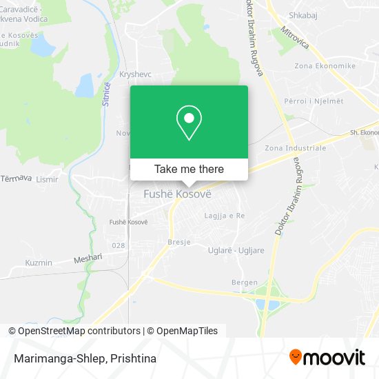 Marimanga-Shlep mapa