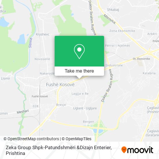 Zeka Group Shpk-Patundshmëri &Dizajn Enterier map
