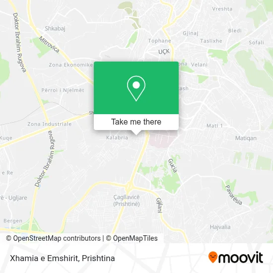 Xhamia e Emshirit map