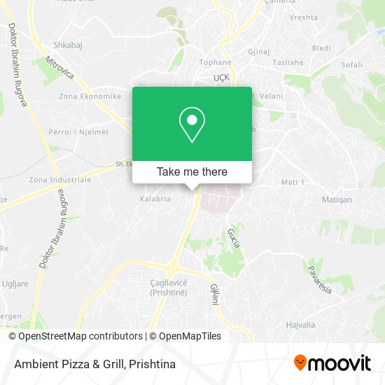 Ambient Pizza & Grill map