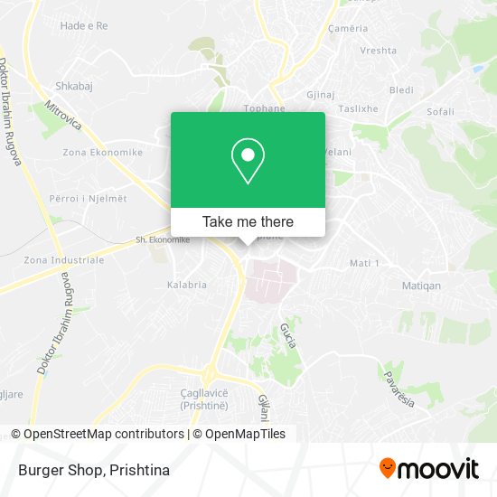 Burger Shop map