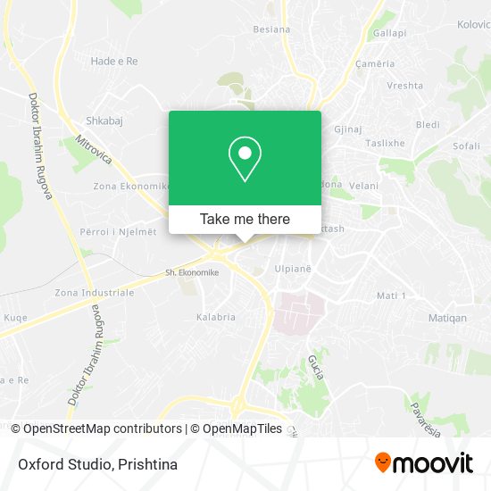 Oxford Studio map