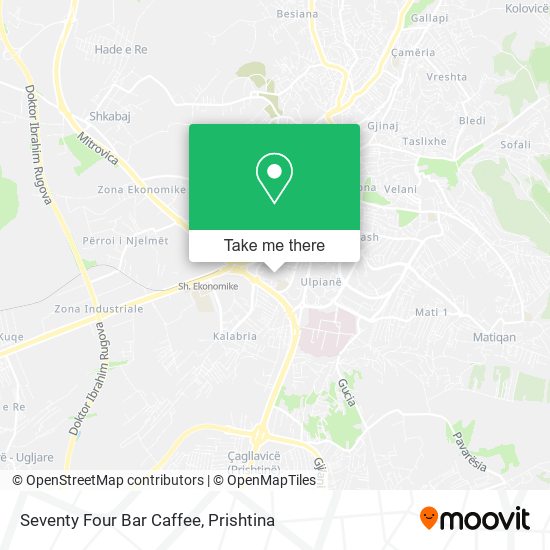 Seventy Four Bar Caffee mapa