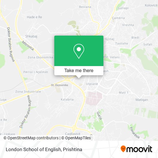 London School of English mapa