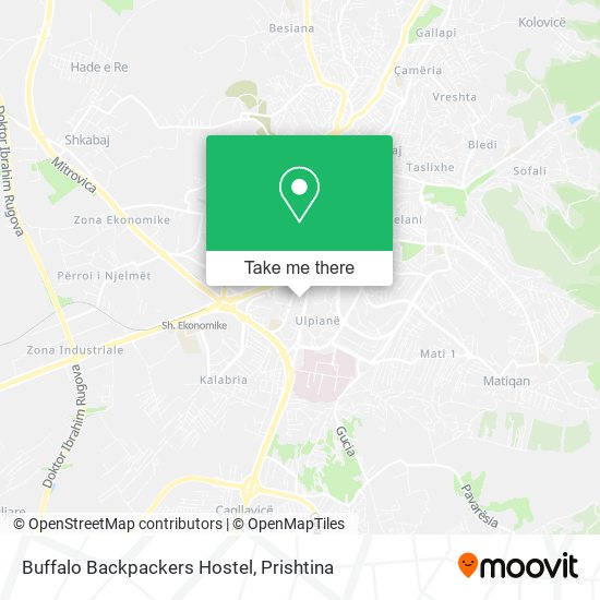 Buffalo Backpackers Hostel mapa