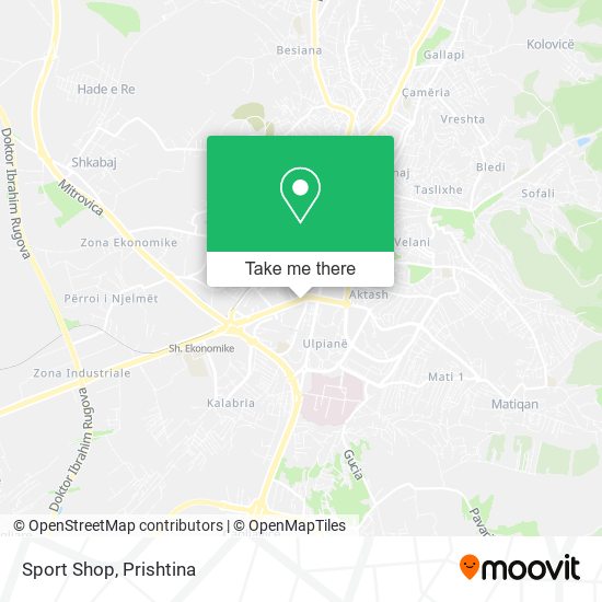 Sport Shop map