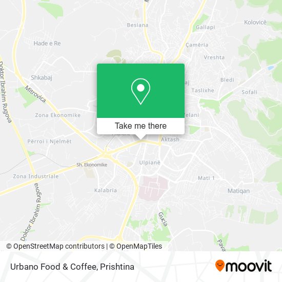 Urbano Food & Coffee map