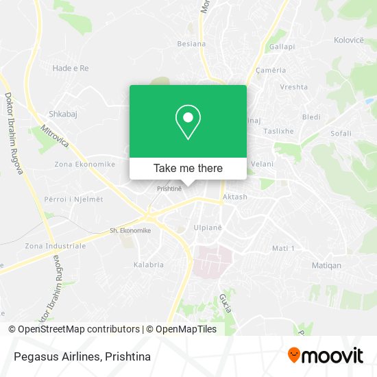 Pegasus Airlines map