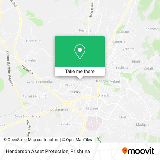 Henderson Asset Protection map