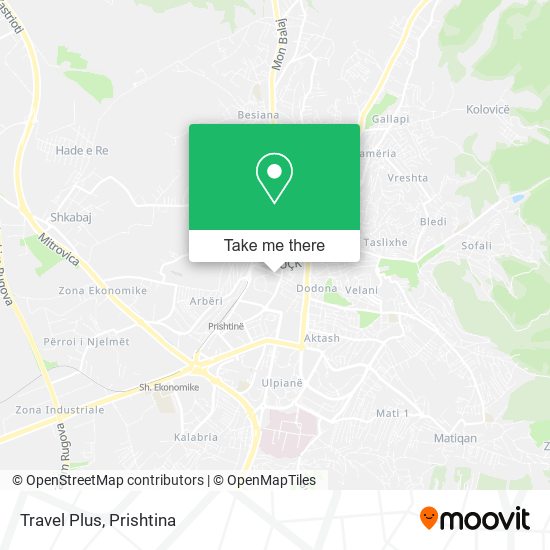 Travel Plus mapa