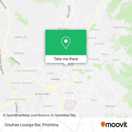Onufree Lounge Bar mapa