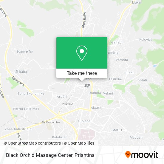 Black Orchid Massage Center mapa