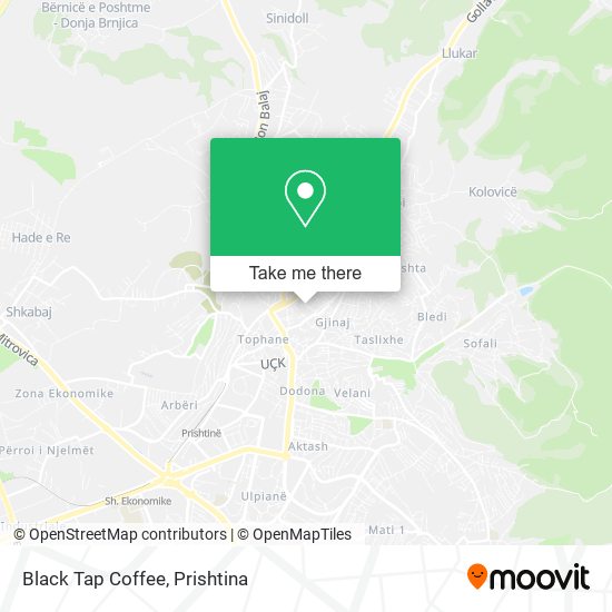 Black Tap Coffee map