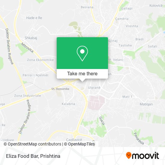 Eliza Food Bar mapa
