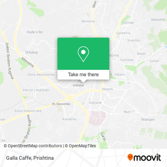 Galla Caffe map