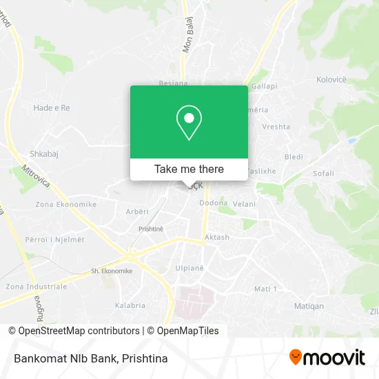Bankomat Nlb Bank map