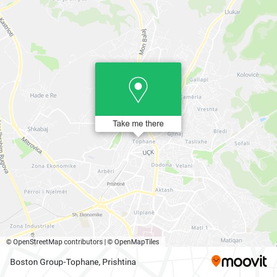 Boston Group-Tophane mapa