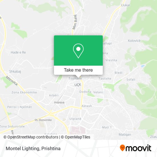 Montel Lighting mapa