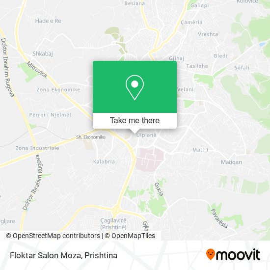 Floktar Salon Moza map