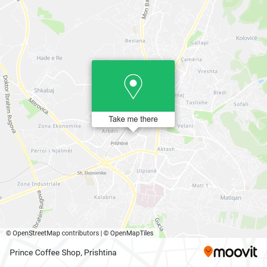 Prince Coffee Shop mapa