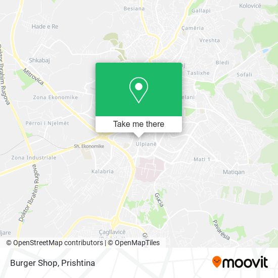 Burger Shop mapa