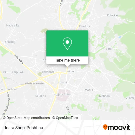 Inara Shop mapa