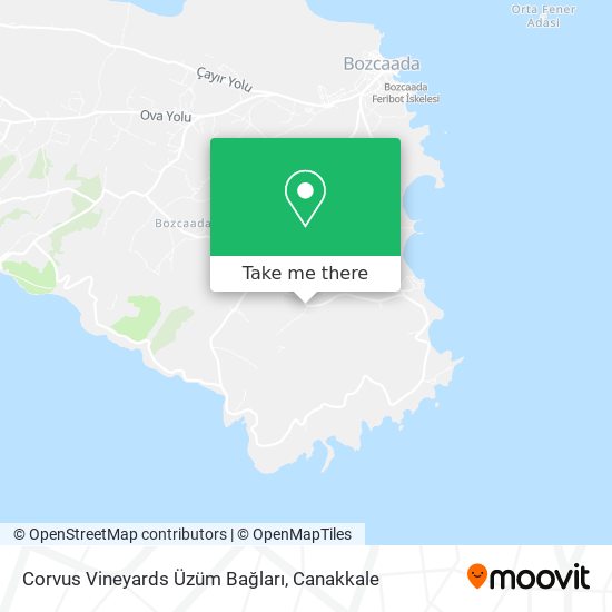 Corvus Vineyards Üzüm Bağları map