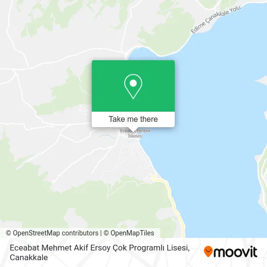 Eceabat Mehmet Akif Ersoy Çok Programlı Lisesi map