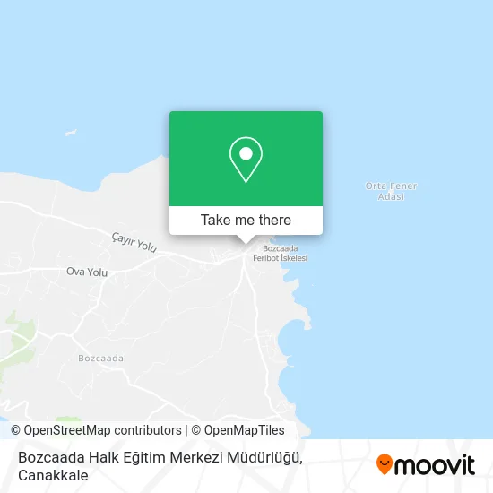 Bozcaada Halk Eğitim Merkezi Müdürlüğü map