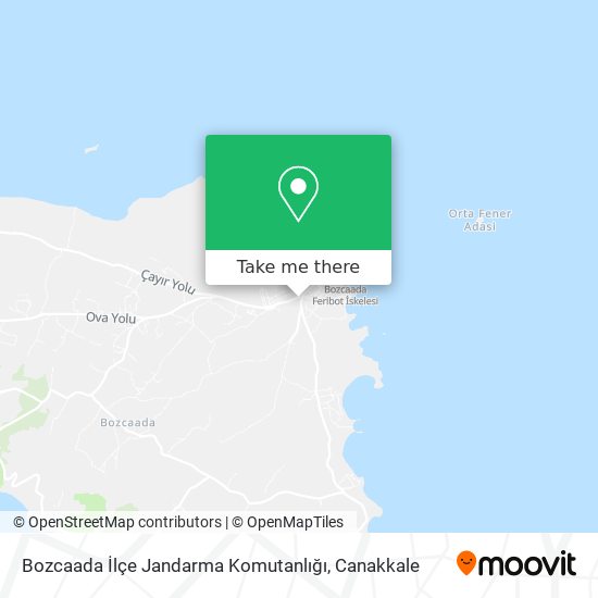 Bozcaada İlçe Jandarma Komutanlığı map