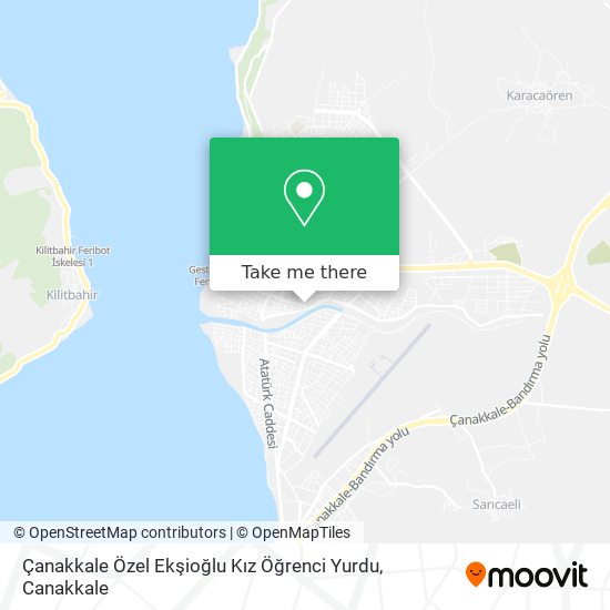 Çanakkale Özel Ekşioğlu Kız Öğrenci Yurdu map