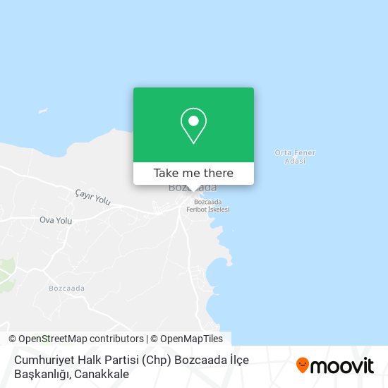 Cumhuriyet Halk Partisi (Chp) Bozcaada İlçe Başkanlığı map