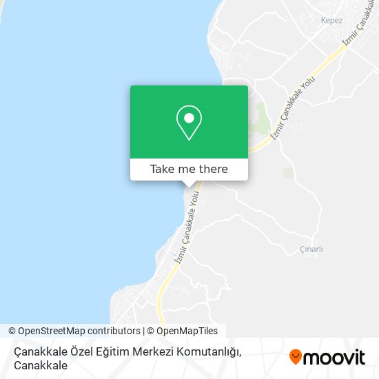 Çanakkale Özel Eğitim Merkezi Komutanlığı map