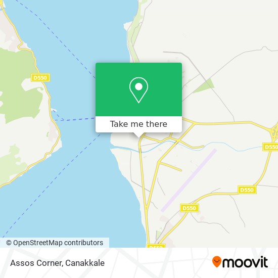 how to get to assos corner in canakkale by bus