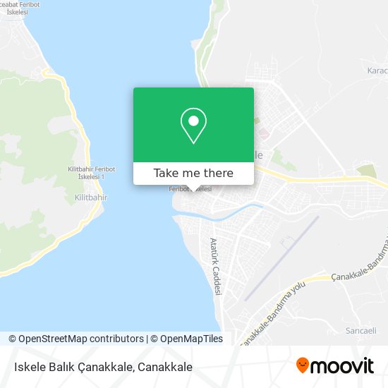 Iskele Balık Çanakkale map