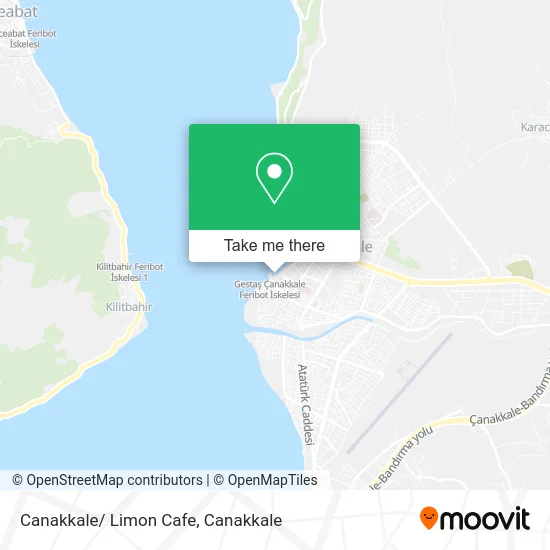 Canakkale/ Limon Cafe map